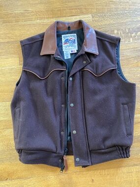 Vintage Schaefer wool vest.